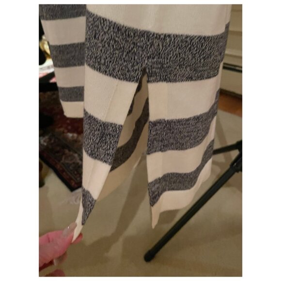 NWT Talbots Open Striped Duster Cardigan | Pima Cotton | Size M - Picture 3 of 4